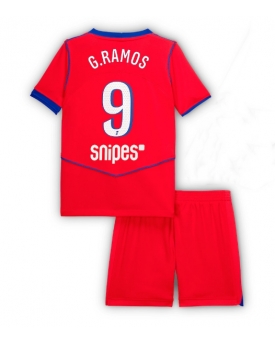 Billige Fotballdrakt Paris Saint-Germain Goncalo Ramos #9 Replika Tredjedraktsett Barn 2025-26 Kortermet (med bukser)